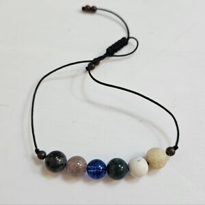 Slimming Support 6mm Spiritual Crystal Natural Stone Healing Bracelet Adjustable